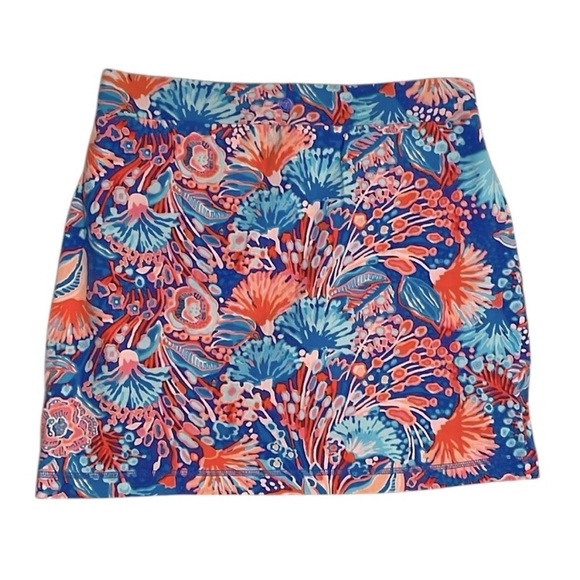 T by Talbots Floral Patterned Skorts Sz Large - Picture 2 of 5